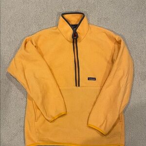 Vintage Patagonia Synchilla Marsupial Fleece Pullover Jacket Yellow - XL